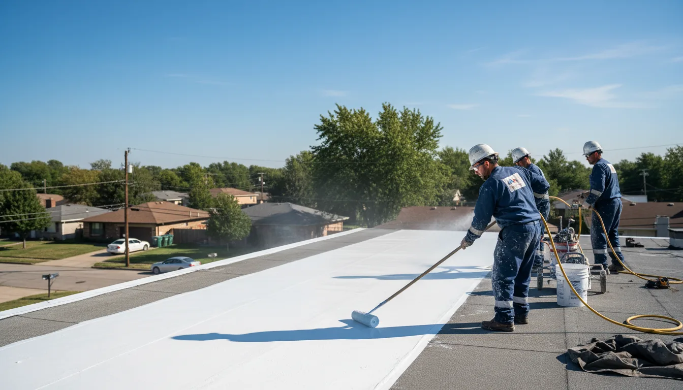 Commercial roof coating in Gates Mills, OH near me